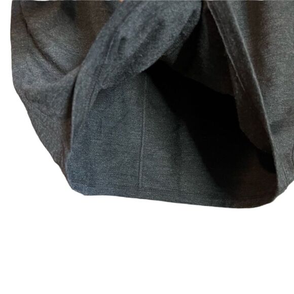 Ann Taylor grey mini skirt with tie. - Picture 6 of 8